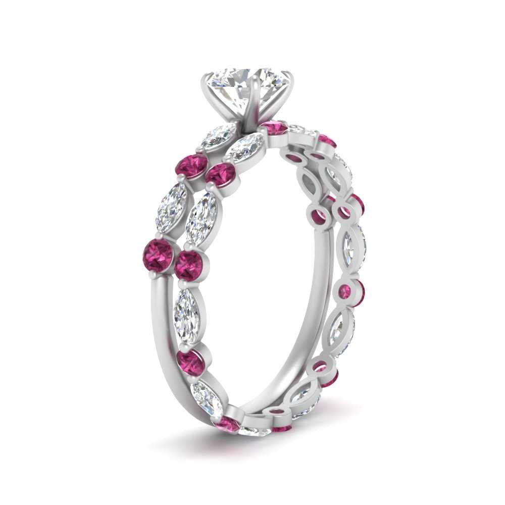 round-pink-sapphire-floating-marquise-accent-ring-with-eternity-wedding-band-in-white-gold-FDEWB9398ROGSADRPIANGEL2-NL-WG.jpg?v=1758802259