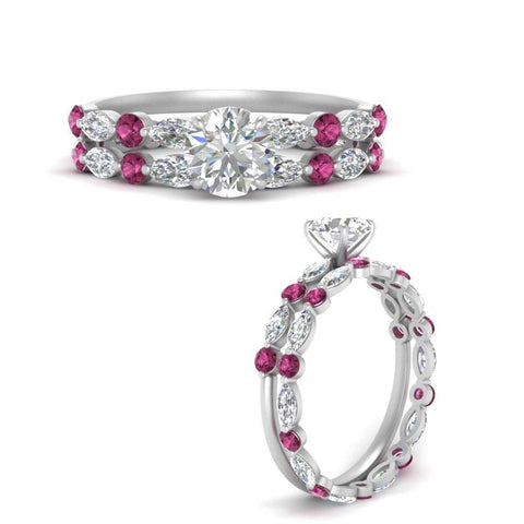round-pink-sapphire-floating-marquise-accent-ring-with-eternity-wedding-band-in-white-gold-FDEWB9398ROGSADRPIANGEL3-NL-WG.jpg?v=1758802260