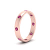 Load image into Gallery viewer, round-pink-sapphire-flush-eternity-wedding-band-in-rose-gold-FD10979ROGSADRPI-NL-RG.jpg
