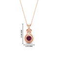 Thumbnail 33 - round-pink-sapphire-solitaire-infinity-knot-pendant-in-rose-gold
