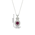 Thumbnail 38 - round-pink-sapphire-solitaire-infinity-knot-pendant-in-white-gold