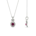 Thumbnail 39 - round-pink-sapphire-solitaire-infinity-knot-pendant-in-white-gold