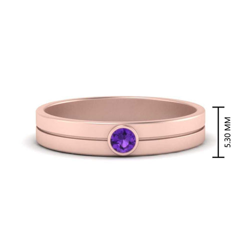 round-inlay-high-polish-mens-engagement-ring