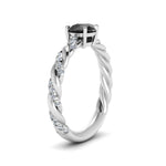 Load image into Gallery viewer, round-rope-black-diamond-engagement-ring-in-white-gold-FD9127RORGBK-NL-WG-GS.jpg
