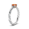 Load image into Gallery viewer, round-rope-orange-sapphire-engagement-ring-in-white-gold-FD9127RORGOS-NL-WG-GS.jpg