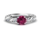 Load image into Gallery viewer, round-rope-pink-sapphire-engagement-ring-in-white-gold-FD9127RORGPS-NL-WG-GS.jpg
