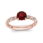 Load image into Gallery viewer, round-rope-ruby-engagement-ring-in-rose-gold-FD9127RORGRD-NL-RG-GS.jpg
