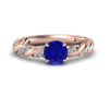 Load image into Gallery viewer, round-rope-sapphire-engagement-ring-in-rose-gold-FD9127RORGBS-NL-RG-GS.jpg