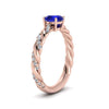 Load image into Gallery viewer, round-rope-sapphire-engagement-ring-in-rose-gold-FD9127RORGBS-NL-RG-GS.jpg