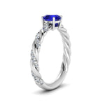 Load image into Gallery viewer, round-rope-sapphire-engagement-ring-in-white-gold-FD9127RORGBS-NL-WG-GS.jpg
