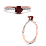 Load image into Gallery viewer, round-ruby-and-halo-engagement-ring-in-rose-gold-FD9168RORGRUDR-NL-RG-GS.jpg