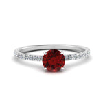 Load image into Gallery viewer, round-ruby-and-halo-engagement-ring-in-white-gold-FD9168RORGRUDR-NL-WG-GS.jpg