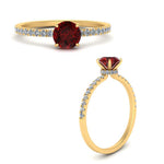 Load image into Gallery viewer, round-ruby-and-halo-engagement-ring-in-yellow-gold-FD9168RORGRUDR-NL-YG-GS.jpg