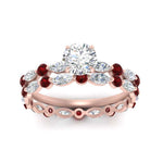 Load image into Gallery viewer, round-ruby-floating-marquise-accent-ring-with-eternity-wedding-band-in-rose-gold-FDEWB9398ROGRUDRANGLE5-NL-RG.jpg?v=1758802329
