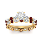 Load image into Gallery viewer, round-ruby-floating-marquise-accent-ring-with-eternity-wedding-band-in-yellow-gold-FDEWB9398ROGRUDRANGLE5-NL-YG.jpg?v=1758802259
