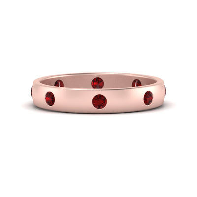 Diamond Flush Eternity Wedding Band
