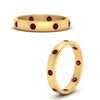 Load image into Gallery viewer, round-ruby-flush-eternity-wedding-band-in-yellow-gold-FD10979ROGRUDR-NL-YG.jpg