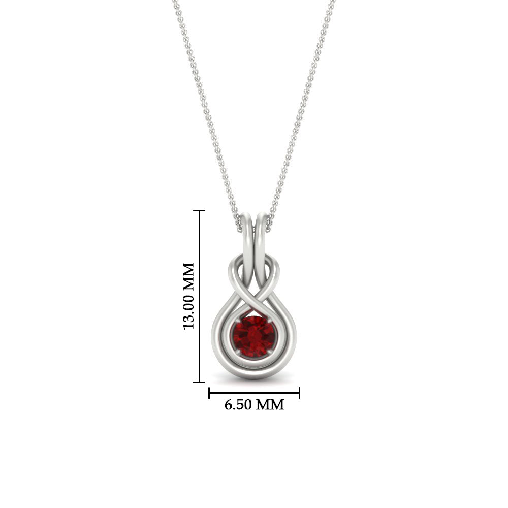 round-ruby-solitaire-infinity-knot-pendant-in-white-gold