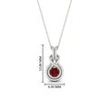Thumbnail 68 - round-ruby-solitaire-infinity-knot-pendant-in-white-gold