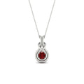 Thumbnail 67 - round-ruby-solitaire-infinity-knot-pendant-in-white-gold