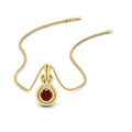 Thumbnail 71 - round-ruby-solitaire-infinity-knot-pendant-in-yellow-gold