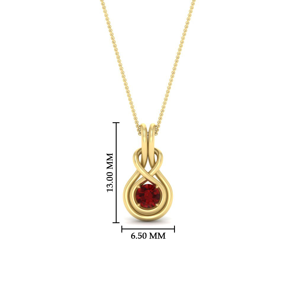 round-ruby-solitaire-infinity-knot-pendant-in-yellow-gold