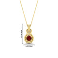 Thumbnail 73 - round-ruby-solitaire-infinity-knot-pendant-in-yellow-gold