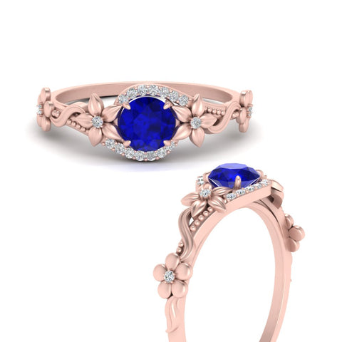 round-sapphire-and-diamond-flower-engagement-ring-in-FD10057RORGSABLANGLE3-NL-RG-GS
