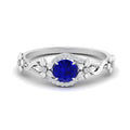 Thumbnail 8 - round-sapphire-and-diamond-flower-engagement-ring-in-FD10057RORGSABLANGLE3-NL-WG-GS