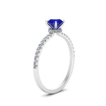 Load image into Gallery viewer, round-sapphire-and-halo-engagement-ring-in-white-gold-FD9168RORGSABL-NL-WG-GS.jpg