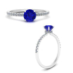 Load image into Gallery viewer, round-sapphire-and-halo-engagement-ring-in-white-gold-FD9168RORGSABL-NL-WG-GS.jpg