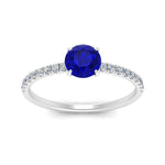 Load image into Gallery viewer, round-sapphire-and-halo-engagement-ring-in-white-gold-FD9168RORGSABL-NL-WG-GS.jpg