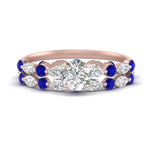 Load image into Gallery viewer, round-sapphire-floating-marquise-accent-ring-with-eternity-wedding-band-in-rose-gold-FDEWB9398ROGSABL-NL-RG.jpg?v=1758802200
