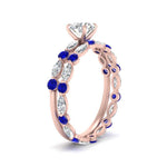 Load image into Gallery viewer, round-sapphire-floating-marquise-accent-ring-with-eternity-wedding-band-in-rose-gold-FDEWB9398ROGSABLANGEL2-NL-RG.jpg?v=1758802299
