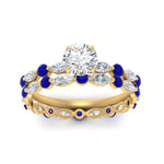 Load image into Gallery viewer, round-sapphire-floating-marquise-accent-ring-with-eternity-wedding-band-in-yellow-gold-FDEWB9398ROGSABLANGLE5-NL-YG_48985440-b9e7-4978-b5c2-7eb515e40dd1.jpg?v=1758802314
