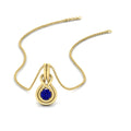 Thumbnail 26 - round-sapphire-solitaire-infinity-knot-pendant-in-yellow-gold