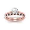 Load image into Gallery viewer, round-solitaire-engagement-ring-with-black-diamond-band-in-FD9334ROGBLACKANGLE3-NL-RG-B1