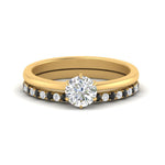 Load image into Gallery viewer, round-solitaire-engagement-ring-with-black-diamond-band-in-FD9334ROGBLACKANGLE3-NL-YG-B1
