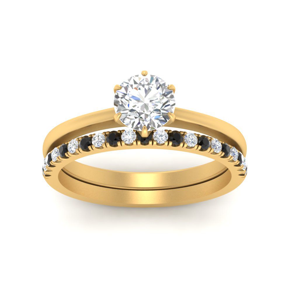round-solitaire-engagement-ring-with-black-diamond-band-in-FD9334ROGBLACKANGLE3-NL-YG-B1