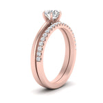 Load image into Gallery viewer, round-solitaire-engagement-ring-with-diamond-band-in-FD9334ROANGLE3-NL-RG-B1
