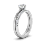 Load image into Gallery viewer, round-solitaire-engagement-ring-with-diamond-band-in-FD9334ROANGLE3-NL-WG-B1
