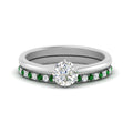 Thumbnail 49 - round-solitaire-engagement-ring-with-emerald-band-in-FD9334ROGEMGRANGLE3-NL-WG-B1