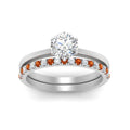 Thumbnail 43 - round-solitaire-engagement-ring-with-orange-sapphire-band-in-FD9334ROGSAORANGLE3-NL-WG-B1