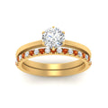 Thumbnail 71 - round-solitaire-engagement-ring-with-orange-sapphire-band-in-FD9334ROGSAORANGLE3-NL-YG-B1