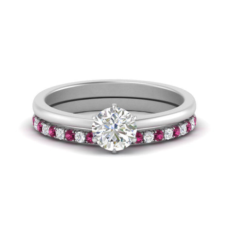 round-solitaire-engagement-ring-with-pink-sapphire-band-in-FD9334ROGSADRPIANGLE3-NL-WG-B1