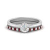 Load image into Gallery viewer, round-solitaire-engagement-ring-with-ruby-band-in-FD9334ROGRUDRANGLE3-NL-WG-B1