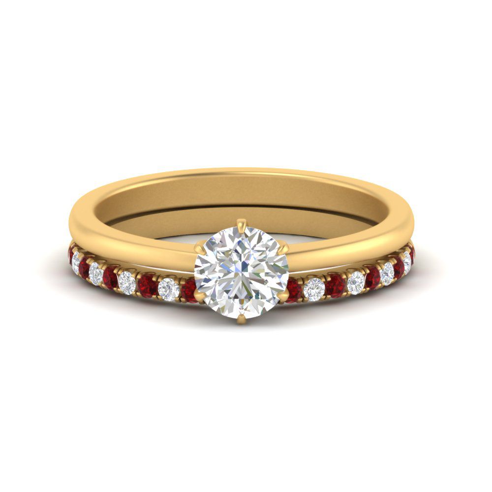 round-solitaire-engagement-ring-with-ruby-band-in-FD9334ROGRUDRANGLE3-NL-YG-B1