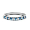 Load image into Gallery viewer, round-stacking-diamond-ring-with-blue-topaz-in-white-gold-FD123864BGICBLTOANGLE3-NL-WG.jpg
