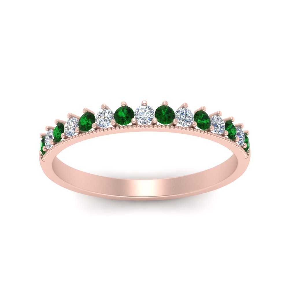round-stacking-diamond-ring-with-emerald-in-rose-gold-FD123864BGEMGRANGLE3-NL-RG.jpg
