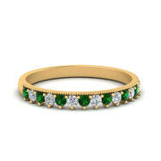 round-stacking-diamond-ring-with-emerald-in-yellow-gold-FD123864BGEMGRANGLE3-NL-YG.jpg